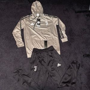 Juventus soccer suit jacket and pants size 14